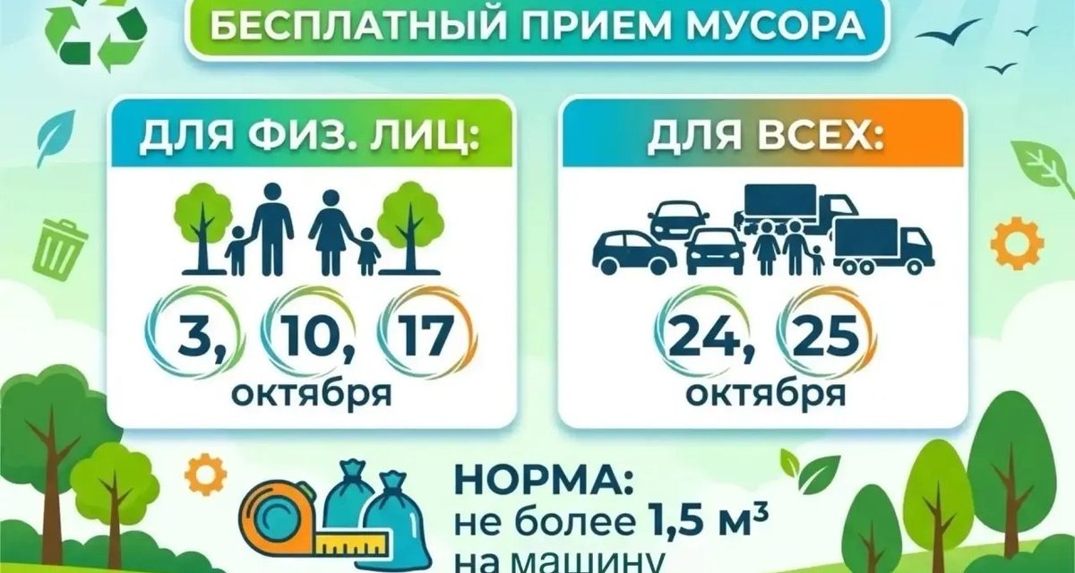 Улан-удэнцы бесплатно вывезут ветки и другой мусор на полигон до 25 октября